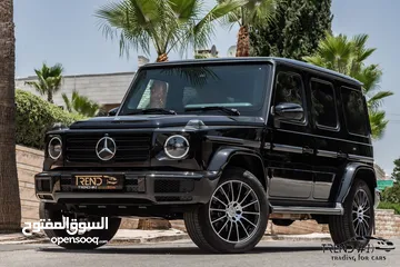  1 Mercedes G500 2024 Amg kit Night Package   السيارة وارد و كفالة الشركة و قطعت مسافة 2,000 كيلو