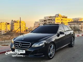  19 Mercedes Benz E200 / W212  فل إضافات مع بانوراما / صالون جلد بني عداد حقيقي 102,000 K.M / فحص نخب
