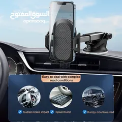 4 حامل هاتف ماركة WIWU العالميه ثبات وسهول الاستخدام عملي ويثبت بتقنية شفط الهواء رائع جدا وأنيق