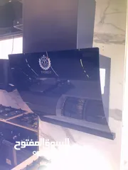  14 شفاطات مطبخ شفاط الشبح الذكي الأنيق الحديث سيكوريت أسود يعمل بالإشارة أو متحدث حرق سعر (90)د فقط