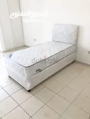  9 BRAND NEW SINGLE AMERICAN BASE BED WITH SPRING MATTRESS