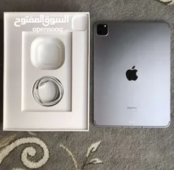  2 Apple iPad Pro 2022 Wi-Fi 11 inch    مستعجل m2. 128 GB Silver