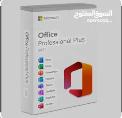  6 برنامج أوفيس للكمبيوتر  OFFICE 2021(PROFESSIONAL PLUS)  فقط