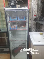  1 غاز قهوة وتلاجه كولا