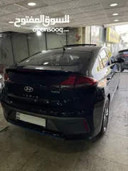  6 هيونداي ايونيك هايبرد موديل 2018 فل مع فتحه وارد الشركه الاردنيه فحص كامل بحالة الشركه