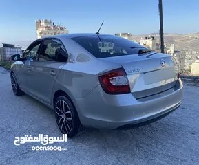  4 سكودا رابيد 2019 دهان شركة ممشى قليل 97 الف ك/م