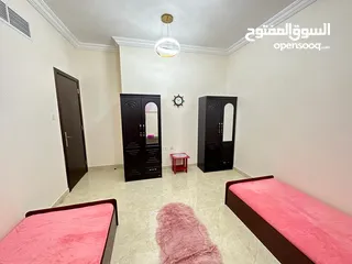  3 للإيجار الشهري شقة مفروشة غرفتين وصالة في عجمان منطقة الروضة