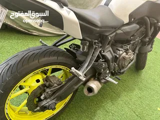  3 Yamaha MT07 in perfect condition & low Mileage 14 KM only