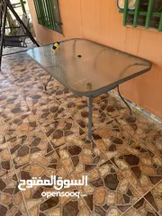  2 طاوله مع كراسي للحديقه