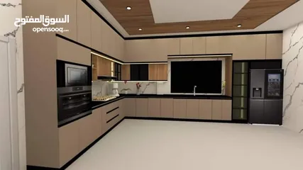  3 Aluminium kitchen  Egger kitchen MDF kitchen  PVC kitchen  wardrobe