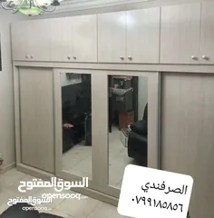  24 خزائن ملابس خشب لامنيت 18م الون حسب الطلب جميع المقاسات مع إمكانية تغير نوع الخشب كفاله 5سنوات على ا