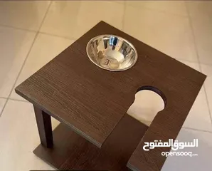  3 طاولة ارجيلة مع صحن او بدون صحن
