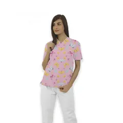  11 Printed scrub top very good quality garnteed after washing for long time available 24 designs
