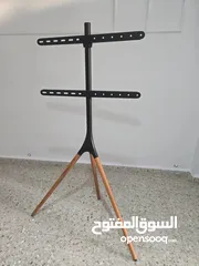  2 حمالة تلفزيون متنقلة اجرين خشب زان