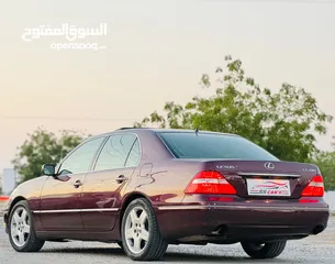  14 لكزس LS430 عنابي ثلاث ارباع