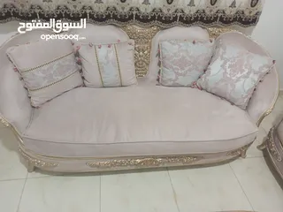  4 طقم ضيوف 9مقاعد شبه جديد