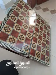  7 طاوله نرد برسمه جميله ومريحه بألوان زاهيه  سعر خرافي