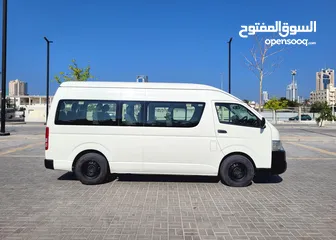  6 TOYOTA HIACE HIGH ROOF PASSENGER MINI BUS