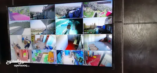  11 كاميرات المراقبه Dahua Hikvision كفاله مدى عام