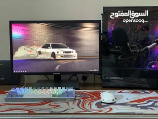  4 بيسي للبيع بكرت 4060ti 16gb ومعالج ryzen 5 4500 للالعاب والمونتاج الثقيل قابل للبدل بماك