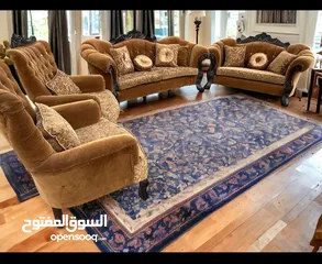  1 كنب للبيع مستعمل بحالة الجديد