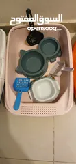  3 مستلزمات قطط استعمل خفيف