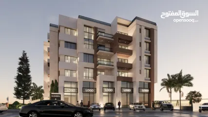  13 شقة 135متر للبيع بالقرب من شارع  القدس و الدفاع المدني مكونة من 3 غرف نوم, حمامين,صالون,مطبخ و بلكون