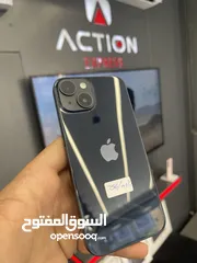  1 Iphone 14 256gb used 91% / ايفون 14 مستخدم  لون اسود بحالة الجديد 91٪؜