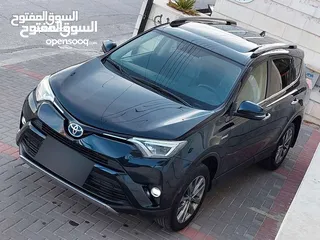  1 تويوتا راف فور 2017 فل ليمتد وارد وكفالة وكاله فحص كامل كلين أعلى صنف 4×4 بحالة وكاله