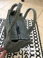  4 حقيبة كتف/يد نوع مارك جاكوبس اصلية جديدة قماش لون ازرق جينز - original mini tote Marc Jacobs bag