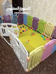  1 Kids ball pit play pen with floor sheet