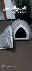 1 بيت قماشي مع الواسادة للقطط