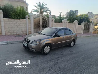 5 كيا ريو 2011 نخب اول اتومات بنزين اجار