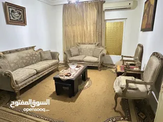 1 طقم كنب لغرفة ضيوف خشب زان 7 مقاعد