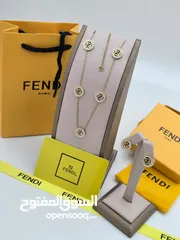  21 اكسسوار سلسال مع الحلق ماركات لويس فيتون وكارتير وديور وفالنتينو جميع الباراندات ماستر كوالتي