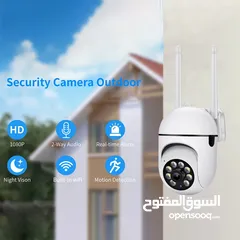  5 Smart Security Camera 1080p HD Home Camera with Night Vision Motion Detection Tilt 350°