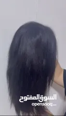  10 باروكة شعر طبيعي هندي  ووصلات شعر حرارية نخب اول مع لاصق هدية ممكن غسلهم واستشوارهم بشكل مستمر