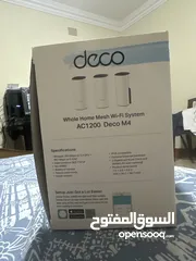  2 نظام واي فاي منزلي من Deco - طراز AC1200 Deco M4 (3 قطع)