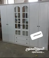  7 خزائن ملابس جميع المقاسات جودة عالية كفاله على جميع اعمالنا خزائن ملابس طابق مقاس 250 عرض