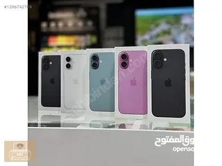  2 iPhone 16 128GB  جديد كفالة شرق اوسط