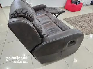  3 3 Seater Leather Recliner Sofa