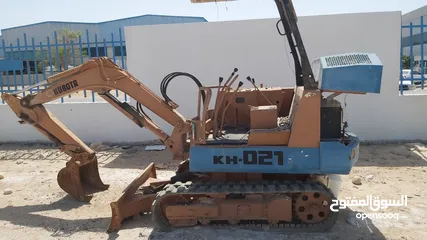  14 JLG 500RTS  Scissor Lift – 18.0m Diesel  and   Kubota KH-021 excavator
