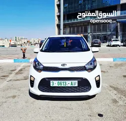  2 كيا بيكانتو 2020 فل بصمة  عداد قليل ( 50 ) ألف كيلو