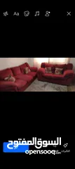  3 طقم كنبيات لون خمري