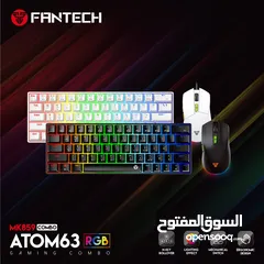  1 Fantech Atom63 MK859c Mechanical Gaming Keyboard & Mouse Arabic/English كيبورد وماوس فانتيك