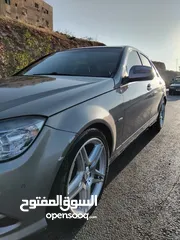  13 مرسيدس c200 2008 اصلي افنجارد فل الفل  لون شمباني مميز