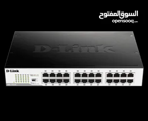  1 D-Link DGS-1024D 24 Port Gigabit Unmanaged Switch, Rackmount - Desktop