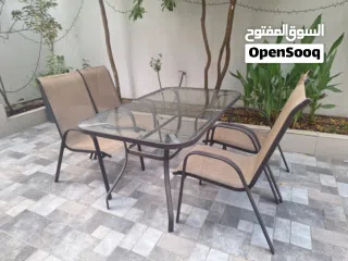  3 Table with 4 chairs