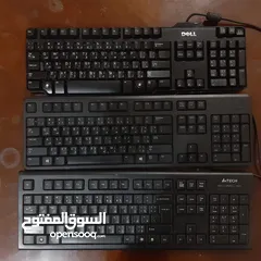  3 Two Dell PC ,with 3 Keyboards and 3 Mouse and 1 Dell Moniter