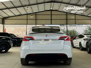  13 Tesla Model Y 2022 ( LONG RANGE DUAL MOTOR )  فحص الشريف  7 جيد  ، B+ اوتوسكور ايرباج مغلق غير مفتوح